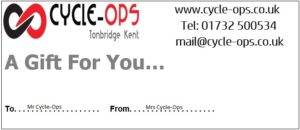 Cycle-Ops Gift Voucher £100